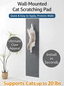 Self-Adhesive Multipurpose Cat Scratch Pad for Furniture & Wall Protection | 15.7 x 78.7 in | For scratching & clawing behavior, supports cats up to 20lbs