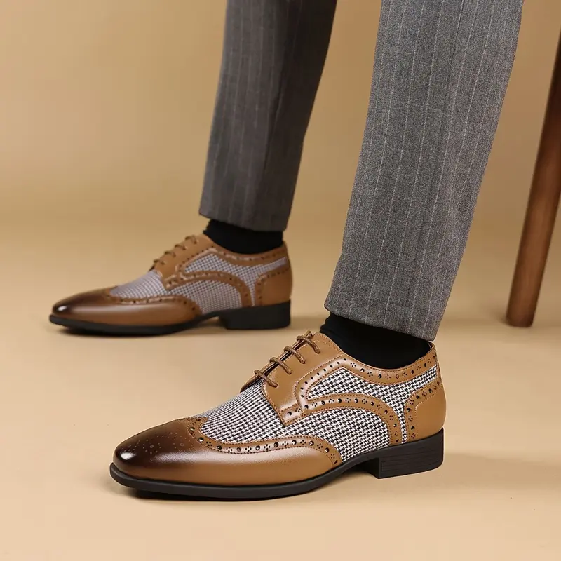 brown dress shoes comfortable Barefoot Oxford Shoes Women - Laced Brown