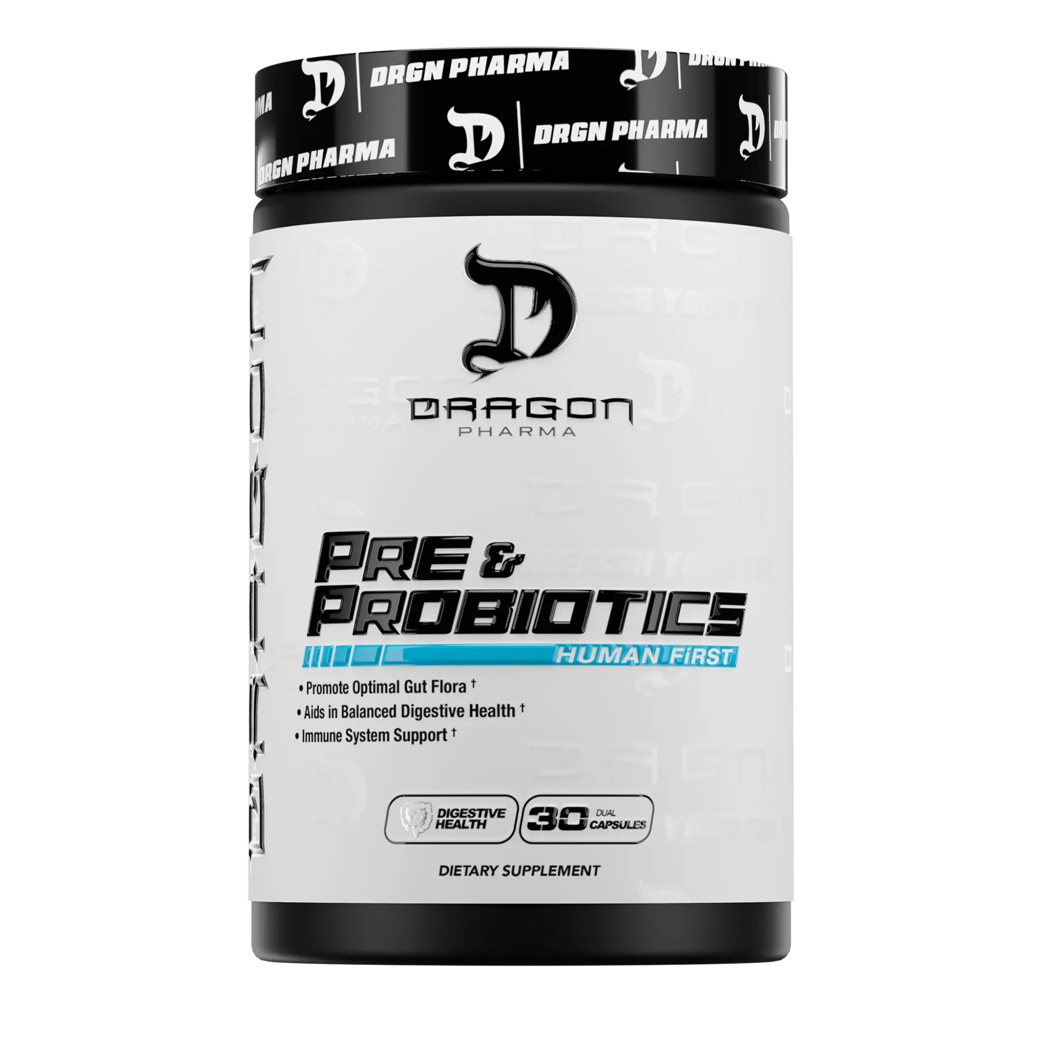 Dragon Pharma Natural Pre & Probiotic Supplement - 30 Capsules Dragon Pharma Natural Pre & Probiotic Supplement - 30 Capsules