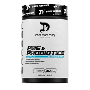 Dragon Pharma Natural Pre & Probiotic Supplement - 30 Capsules