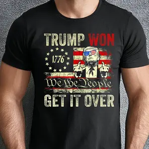 TRUMP Shirt We Won | TRUMP won | Trump 47th President | Funny Donald Trump Designs | Trump Winning Election | President Trump, Inauguration 47