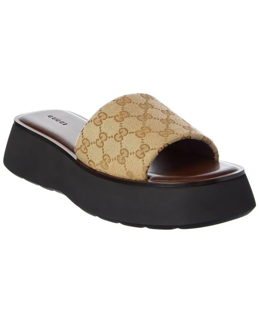 Gucci GG Canvas Platform Sandal