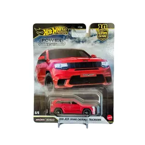 Hot Wheels Premium 2019 Jeep Grand Cherokee Trackhawk Power Trip Car Culture 5/5 Red 1:64 Diecast Model