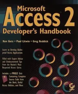 USED-Microsoft Access 2 Developer's Handbook by Ken Getz (Paperback)