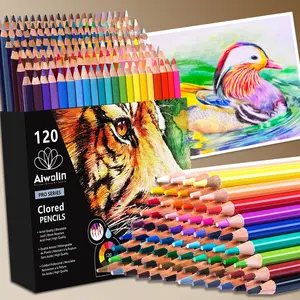 Premium Colored Pencils,Set of 72/120 Colors,Artists Soft Core with Vibrant Color,Ideal for Drawing Sketching Shading,Coloring Pencils for Adults