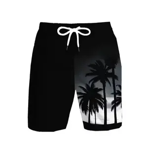 Full Print Summer Beach Tropical Casual Hawaiian Shorts, Summer Swim Trunks, Gift for Men Women