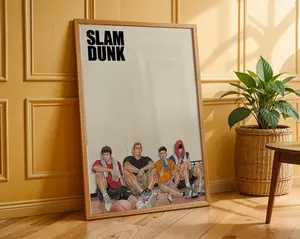 [SALE UP TO 50% + FREE SHIP] Slam Dunk Anime Poster Minimalist Manga Print