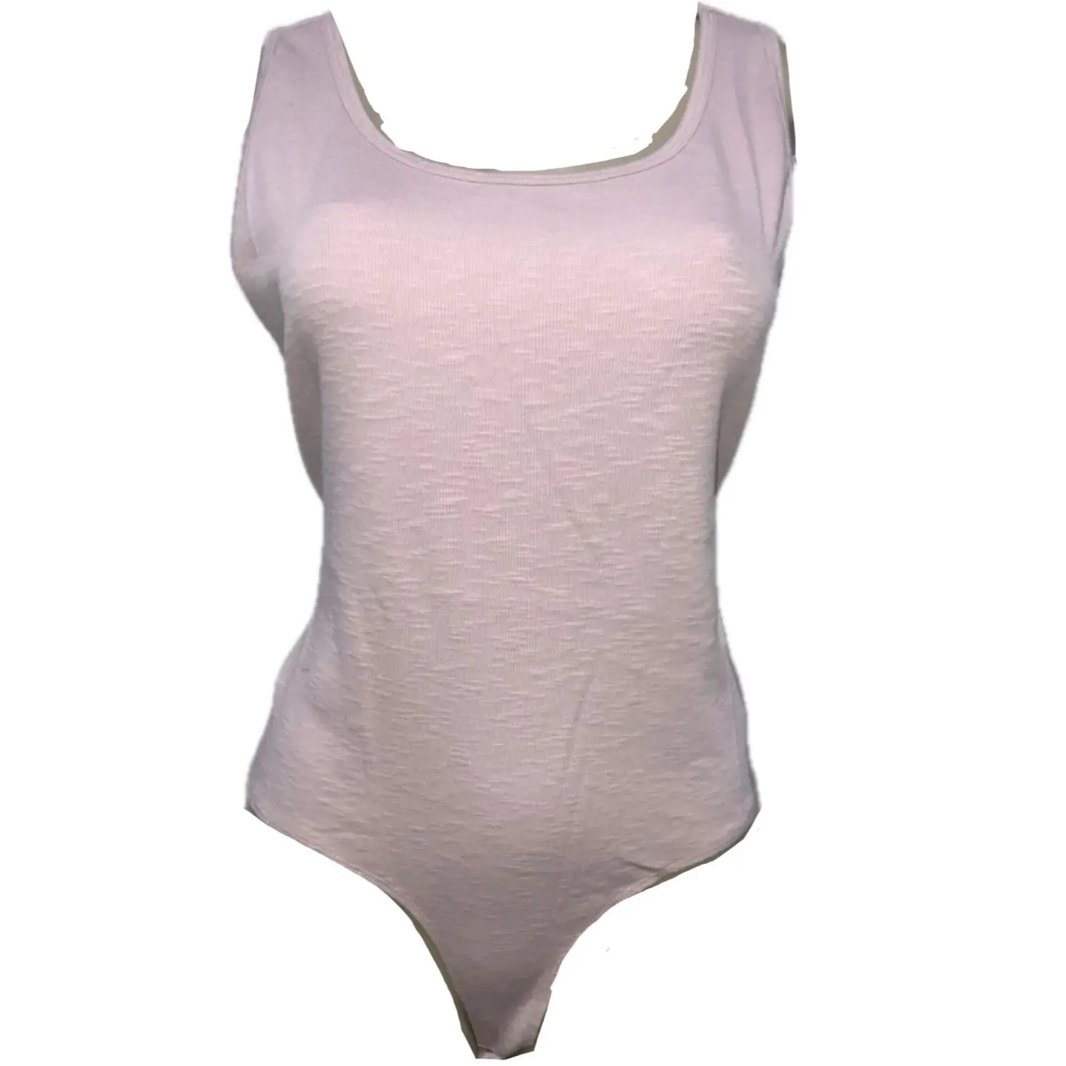 Kori America Basic Sleeveless Bodysuit - Plus Size unisex cotton