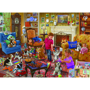 Puppy Playtime Dog Puzzle For Adults And Kids | 1000 Piece Jigsaw Puzzle
