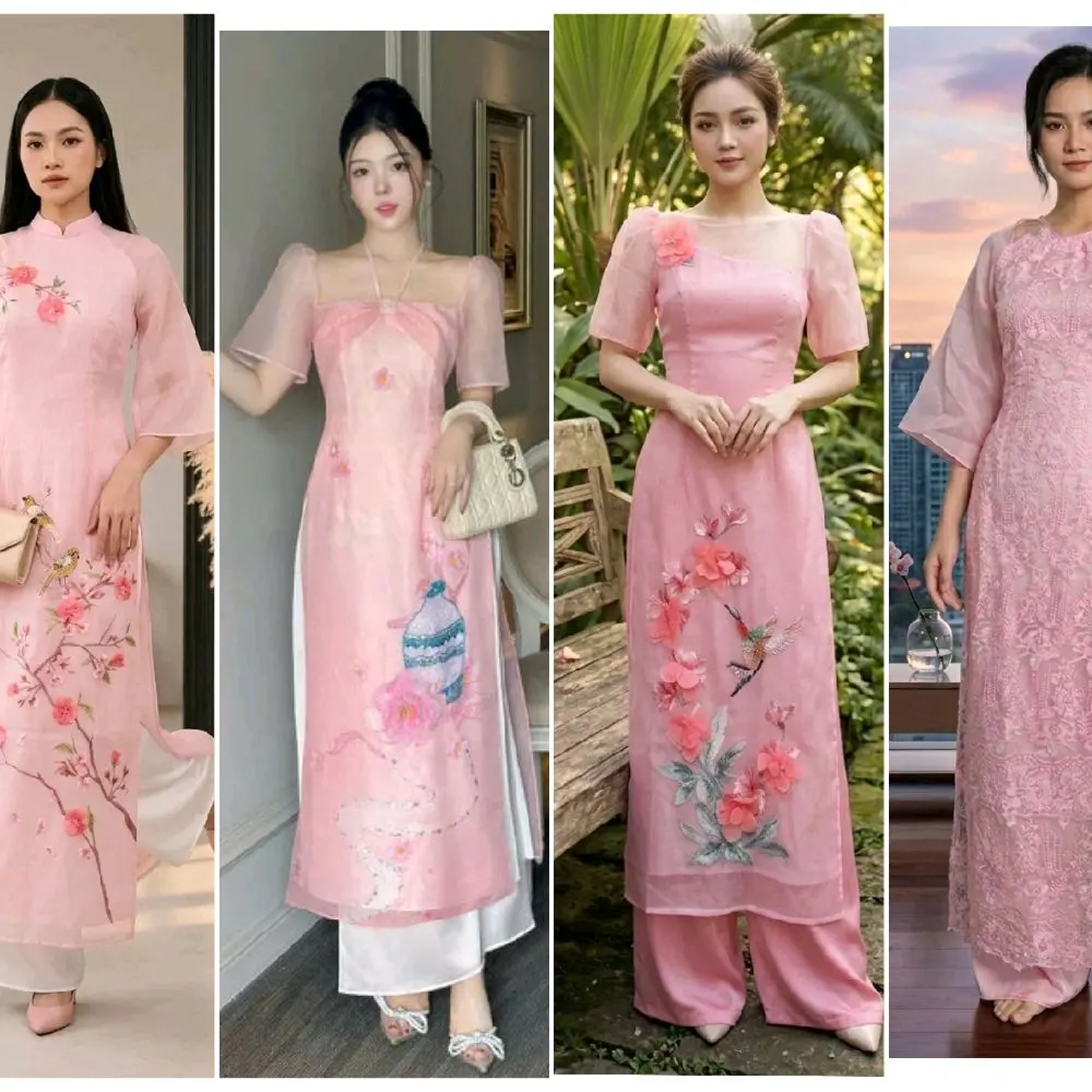 Áo Dài Cách Tân L2 ( Vietnamese Size )/ Women Ao Dai / Girl Ao Dai / Luna Ao Dai / Women Wedding Party Ao Dai / Áo Dài Tết
