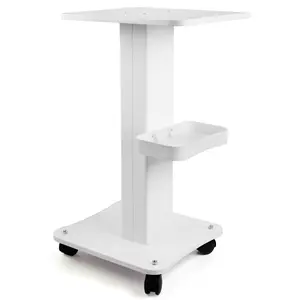 Esthetician Salon Trolley Cart with Wheels, 3 Tier Beauty Rolling Cart Esthetician Machine Mobile Cart  for Beauty Instrument Storage