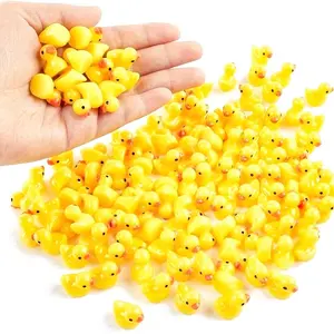Miniature Rubber Duckies, Cute Collectible Figurines, / Versatile Indoor & Outdoor Ornaments, Ideal for Birthday Gifts, Party & Holiday Decorations