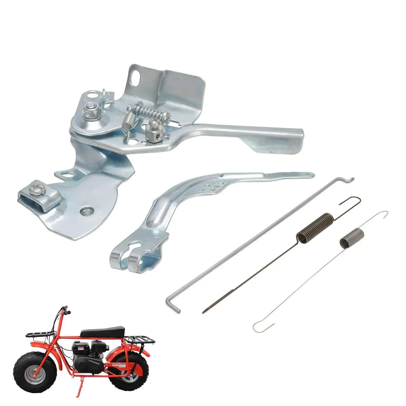 Motorcycle Throttle Control Assembly Kit for Coleman Baja Ct200u Bt200x Kt196 Mb165 Mb200 Honda Gx160 Gx200 Gx120, Essential Motorcycle Parts