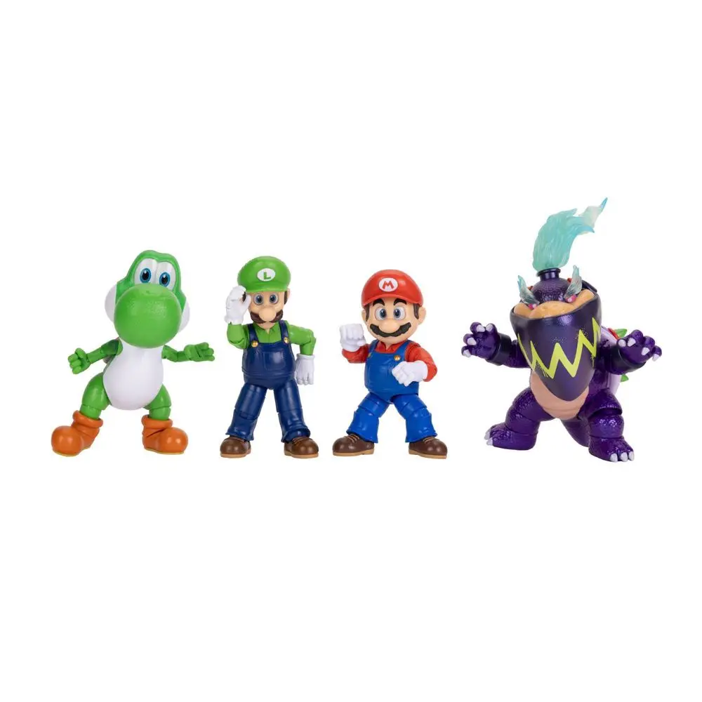 The Super Mario Galaxy Movie - 5” Figure Multi-Pack – Mario Yoshi and exclusive Wonder Bowser Jr. and Luigi Figures