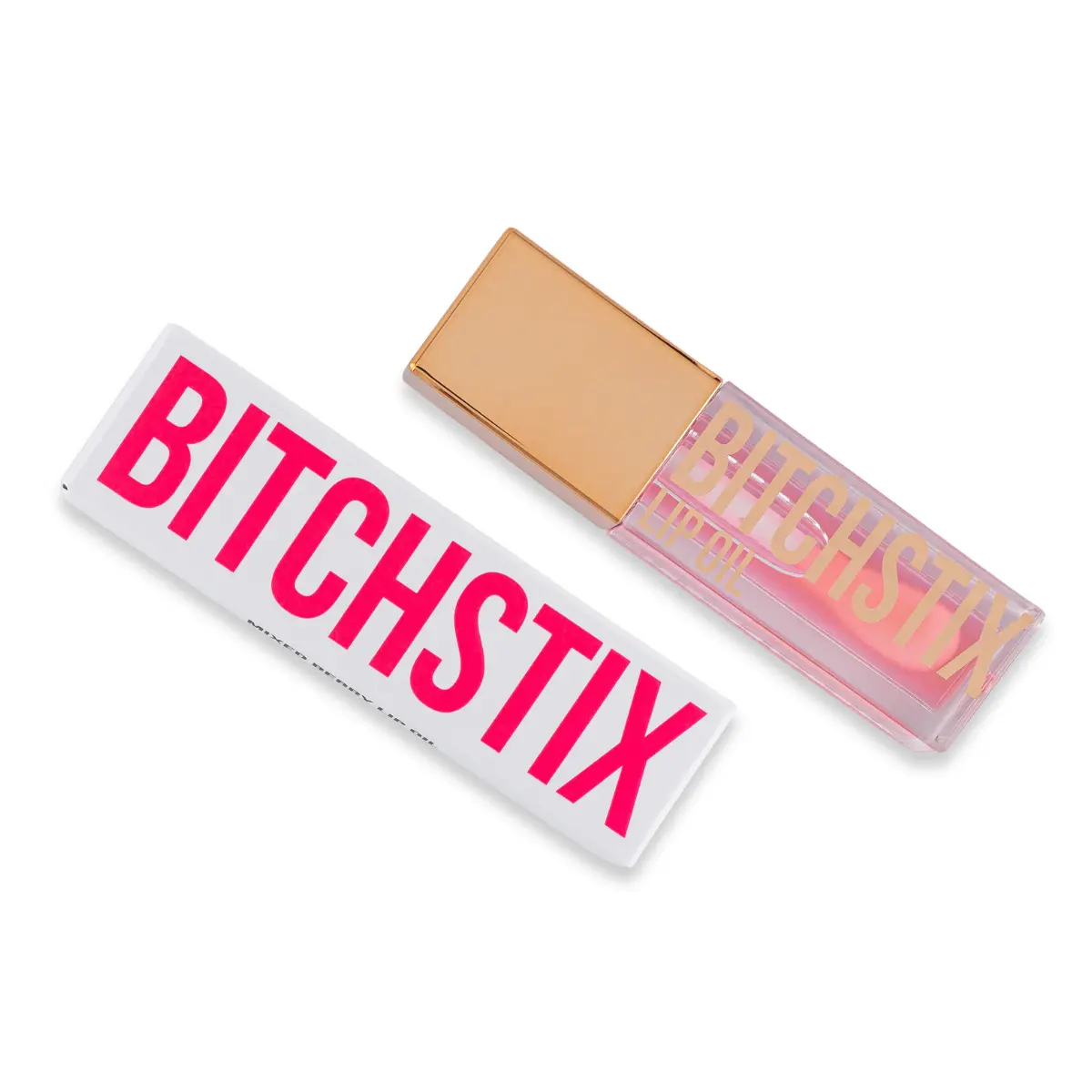 Mixed Berry Lip Oil - Vegan & Cruelty-Free Glossy Lip Care with Jojoba, Vitamin E, Sunflower, and Sweet Almond Oils for Hydrated, Silky-Smooth, Glossy Lips that Feel as Good as They Look