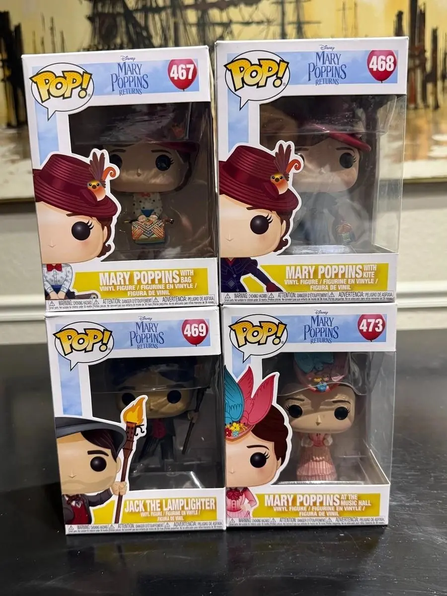 Funko Pop Mary Poppins Returns 467 468 469 473 Complete 4 Figure Set Disney