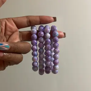 Purple Marble bracelet
