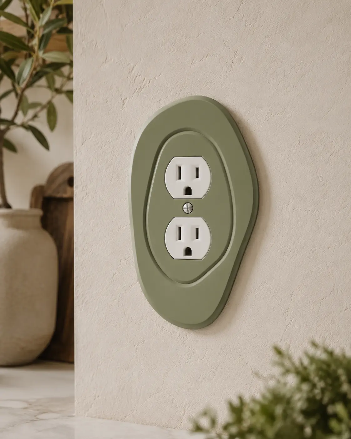 Contour Outlet Cover — Duplex Outlet