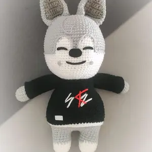 WolfChan Crochet Plush - Handcrafted Delight with Unique Design & Special Touch for WolfChan Fans