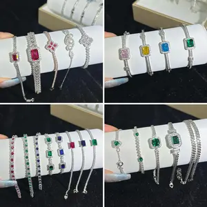 Loveden Jewelry Bracelet Link（LIVE ONLY）Eco Diamond/Moissanite/S925/Eco copper plated with gold Unique Piece by Designer