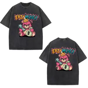 Personalized Double-sided Custom T-shirts Medium Weight Heavyweight Comfortabe Wrinkle-free Vintage Craftsmanship Unique Design for Famiy&Team Building Gifts Newgo