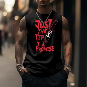 ghost clothing 90s Graphic Sleeveless Tank Tops Men Vest Streetwear Outfits Men Vacation Outfits Sleeveless Shirt