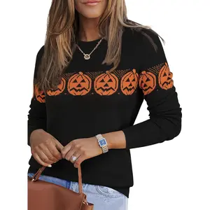 Arach&Cloz Women'S Wool Blend Classic Crew Neck Casual Fall Sweaters