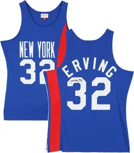 Julius Erving New York Nets Autographed Mitchell & Ness 1973-74 Swingman Jersey - Fanatics Authentic Certified