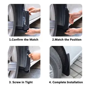 Mudflaps PVC Front Rear Mudguards Fender For Toyota Corolla 2004-2018 4Pcs/set Mud Flaps Splash Guards Car Accessories