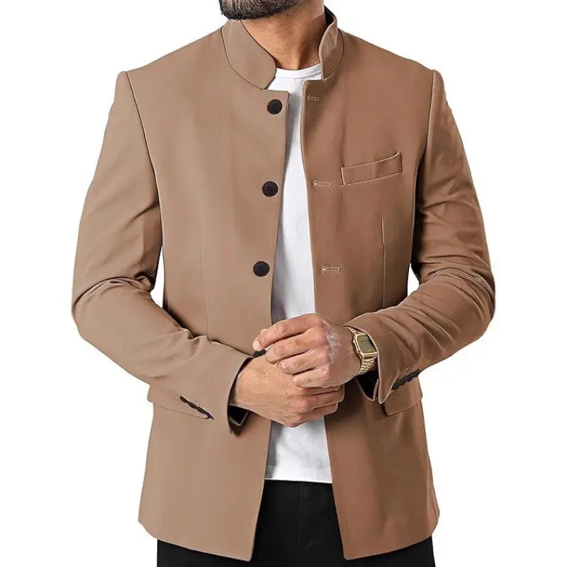 slim suit 2025 New Chinese Style Suit Two-piece Wedding Best Man Suit