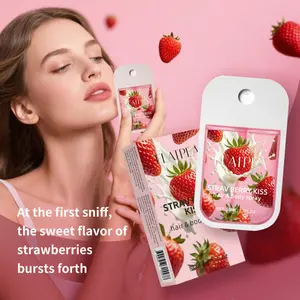 Fragrance Card Spray, Strawberry & Vanilla Fruit Scent, 2-in-1 Hair & Body Mist, Travel Portable Mini Fragrance, Long-Lasting Fresh Light Scent
