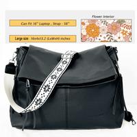 Large Size Black Flower Lining 