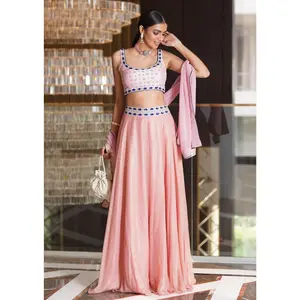 Ruhi pink lehenga set