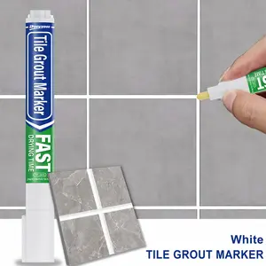 Doeyvose Tile Grout Pen Waterproof Paint Brush, Color Dye & Sealer for Tiles, Easy Application, Long-Lasting Protection, Durability, Home