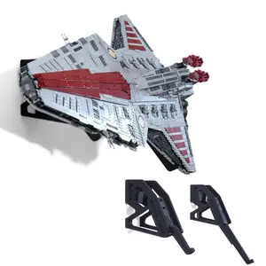 Wall Mount Bracket for Lego Star Wars UCS Venator 75367 – Dual Heavy-Duty Bracket System for Secure Display, Easy Installation