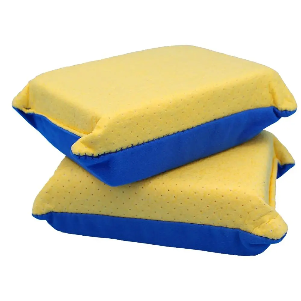 Sponge - Window Cleaner Tool For Car Windshield  Mirrors Glass Non-scratch Super Absorbent Cleaning Sponges Supplies 2-pack 6 X 4.5 2 In