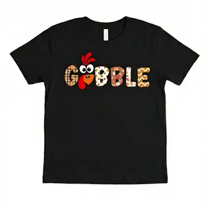 Gobble Gobble Thanksgiving T-shirt, Thanksgiving Family Shirt, Funny Thanksgiving Tee, Thanksgiving Dinner, Pumpkin Tee, Fall Shirt, Thankful Shirt