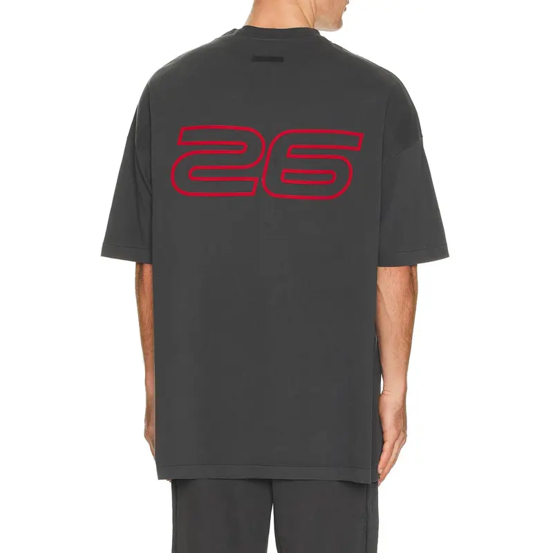 Fear of God ESSENTIALS 90'S Short Sleeve Tee in Iron Grey