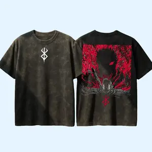 Dark Aesthetic Graphic T-Shirt – Oversized Streetwear Anime Inspired Tee
