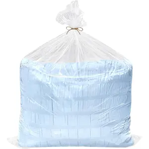 32x42 Inches Large Clear Plastic Storage Bags,Big Gaint  Huge Plastic Storage Bags for Blanket, Duvets, Pillows, Comforters and  5 count