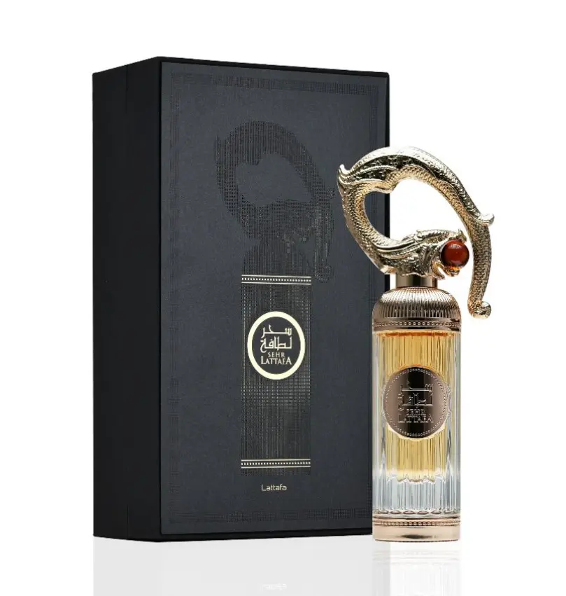 Lattafa Sehr U EDP 3.4oz Single Item - Unisex Luxurious Fragrance Blend of Bitter Orange, Almond, Vanilla, Caramel, Sandalwood, Musk & Tonka Bean for Indulgent Scent Lovers