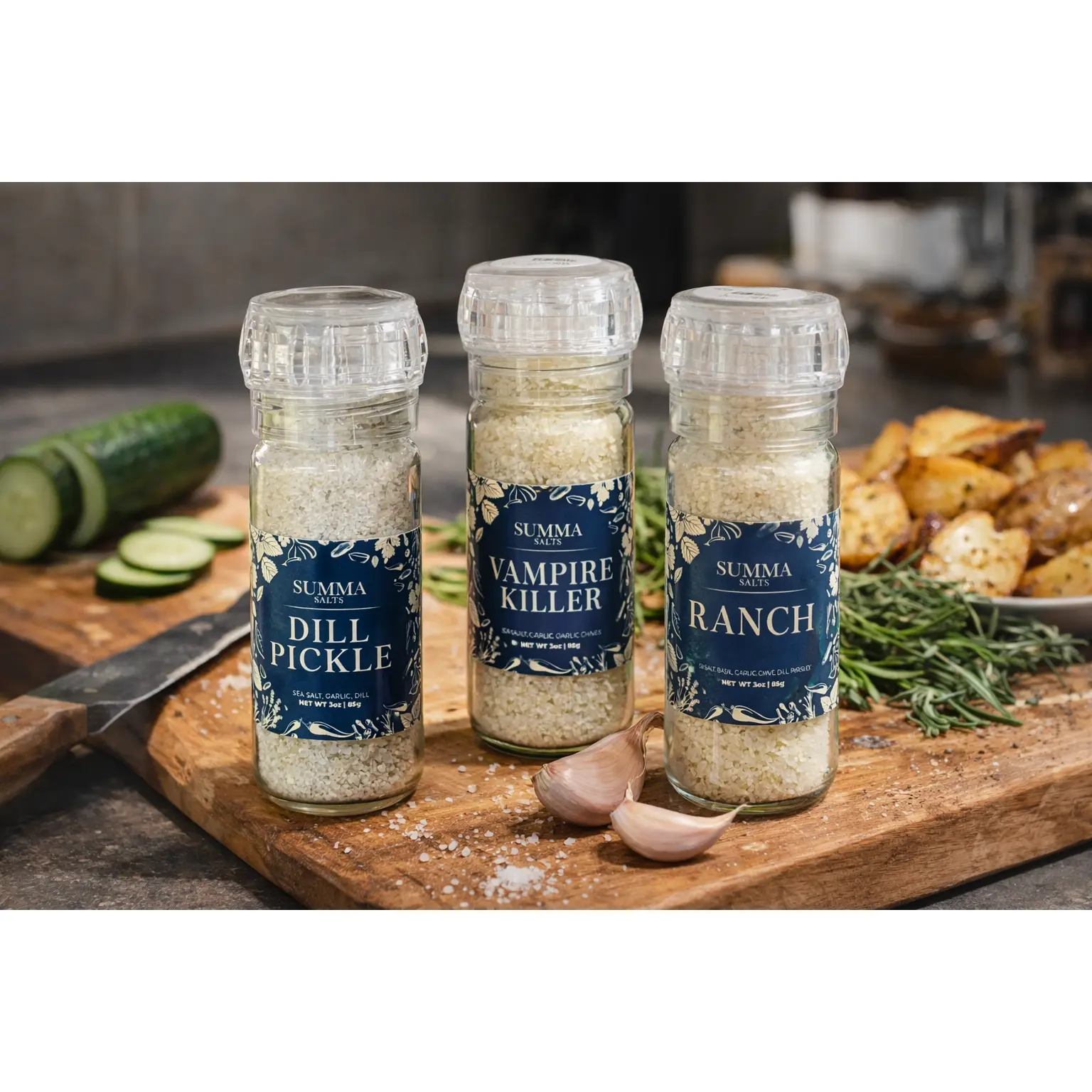 The Starter Bundle - Ranch - Vampire Killer - Dill Pickle salt all at a discounted price