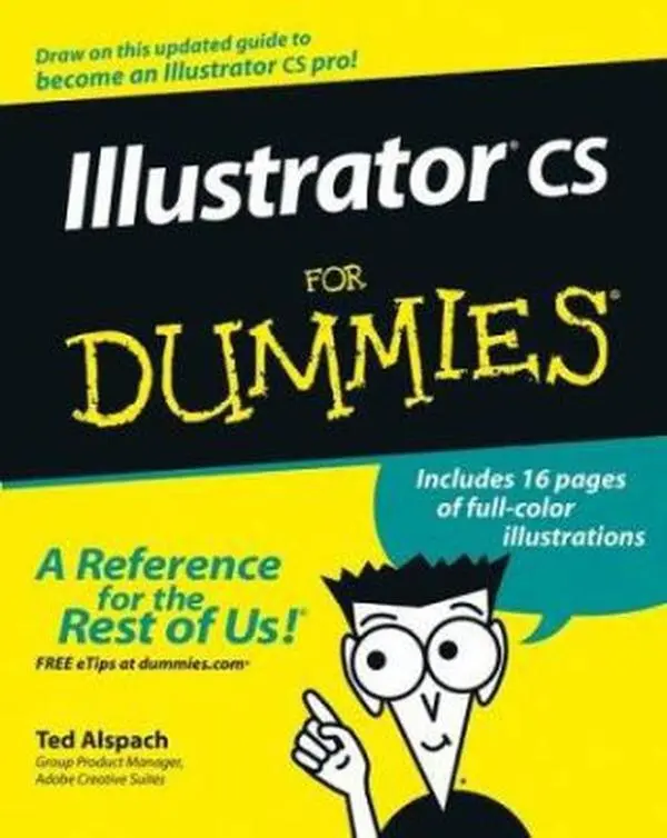 USED Book - Illustrator cs For Dummies by Ted Alspach (Paperback) - english