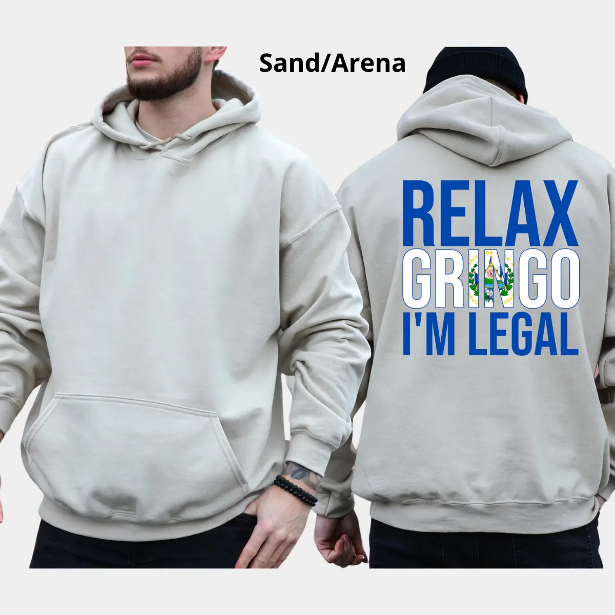 Relax Gringo I'm Legal Hoodie, Blue Collar Hoodie, Blue Collar Men's Graphics Shirt, Welder Workwear Graphics Hoodie, Casual Mens Wear
