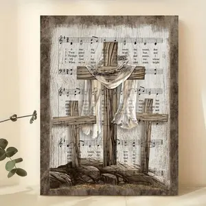 2D Flat, 2D Flat, Canvas Poster Featuring The Hymn Amazing Grace, a Religious Artwork Depicting, Perfect for Enthusiasts. Ideal Wall Decoration for Living Rooms And Bedrooms, This Frameless Piece Enhances Home Decor