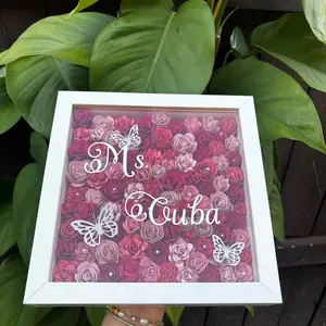 Personalized Floral Canvas | Artisanal Home Decor for the Hogar