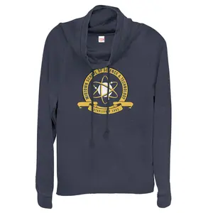 Juniors Womens Marvel Spider-Man: Homecoming School Crest Cowl Neck Sweatshirt