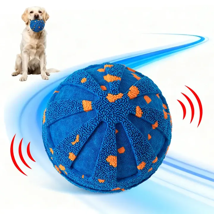 Smart Interactive Dog Toy Wicked Ball AIR Automatic Moving Bouncing Rotating E-TPU Material IPX7 Waterproof Active Rolling Ball for Medium Large Dogs, Ball Toy Balls, Interactive Moving Balls