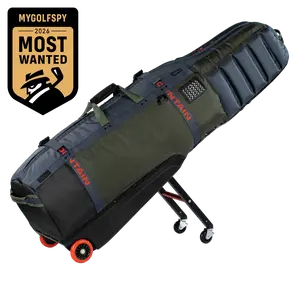 ClubGlider Meridian Golf Travel Bag - Editors' Choice Awarded 2016-2023 - Durable Foam Padding & Pivoting Wheels - Lightweight Design