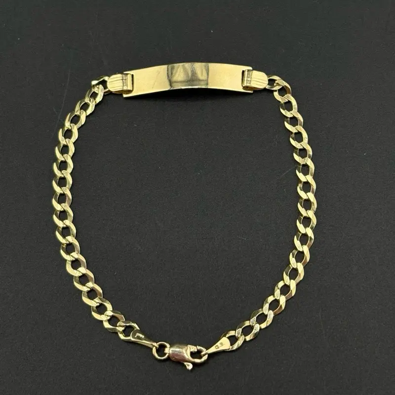 14k Solid Gold Bracelet, Size 7 Fine Jewelry for Daily Wear